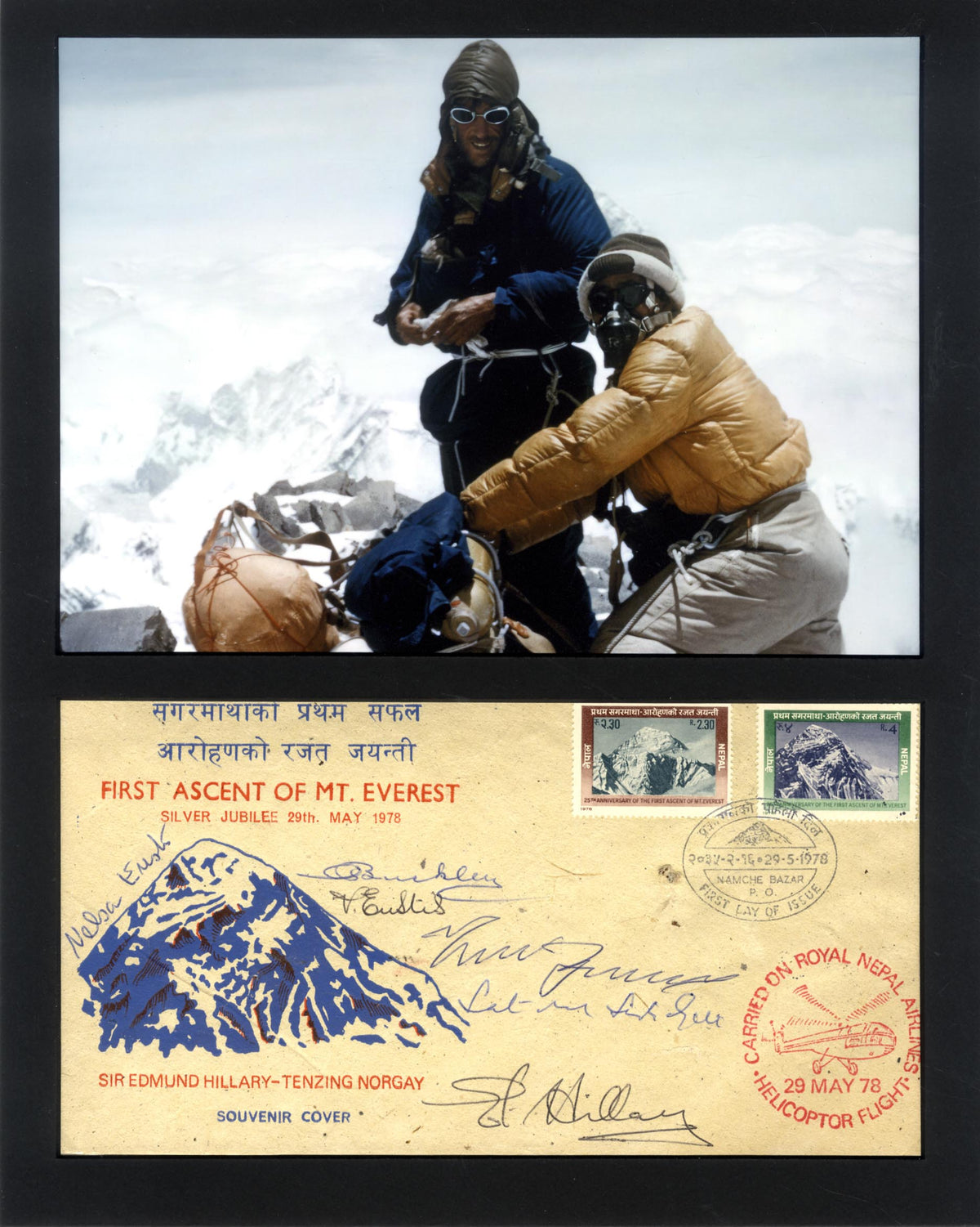 Tenzing &amp; Ed Norgay &amp; Hillary Autograph Autogramm | ID 16016370401661