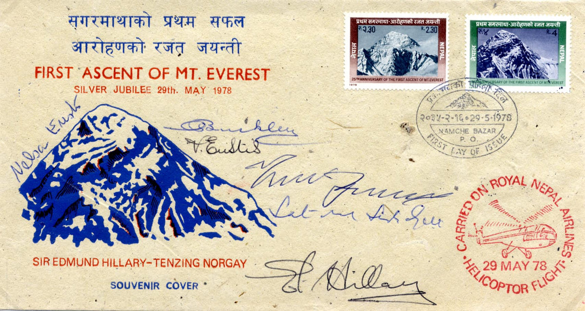 Tenzing &amp; Ed Norgay &amp; Hillary Autograph Autogramm | ID 16016370401661