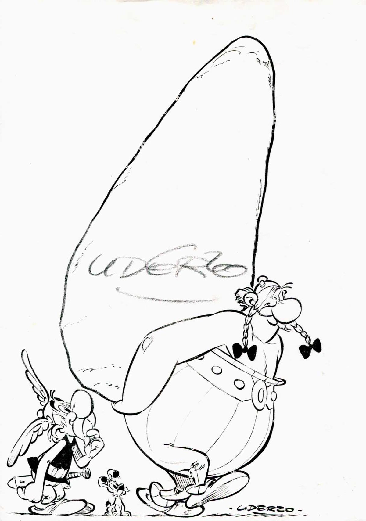 Albert UDERZO Autograph Autogramm | ID 16016692412797