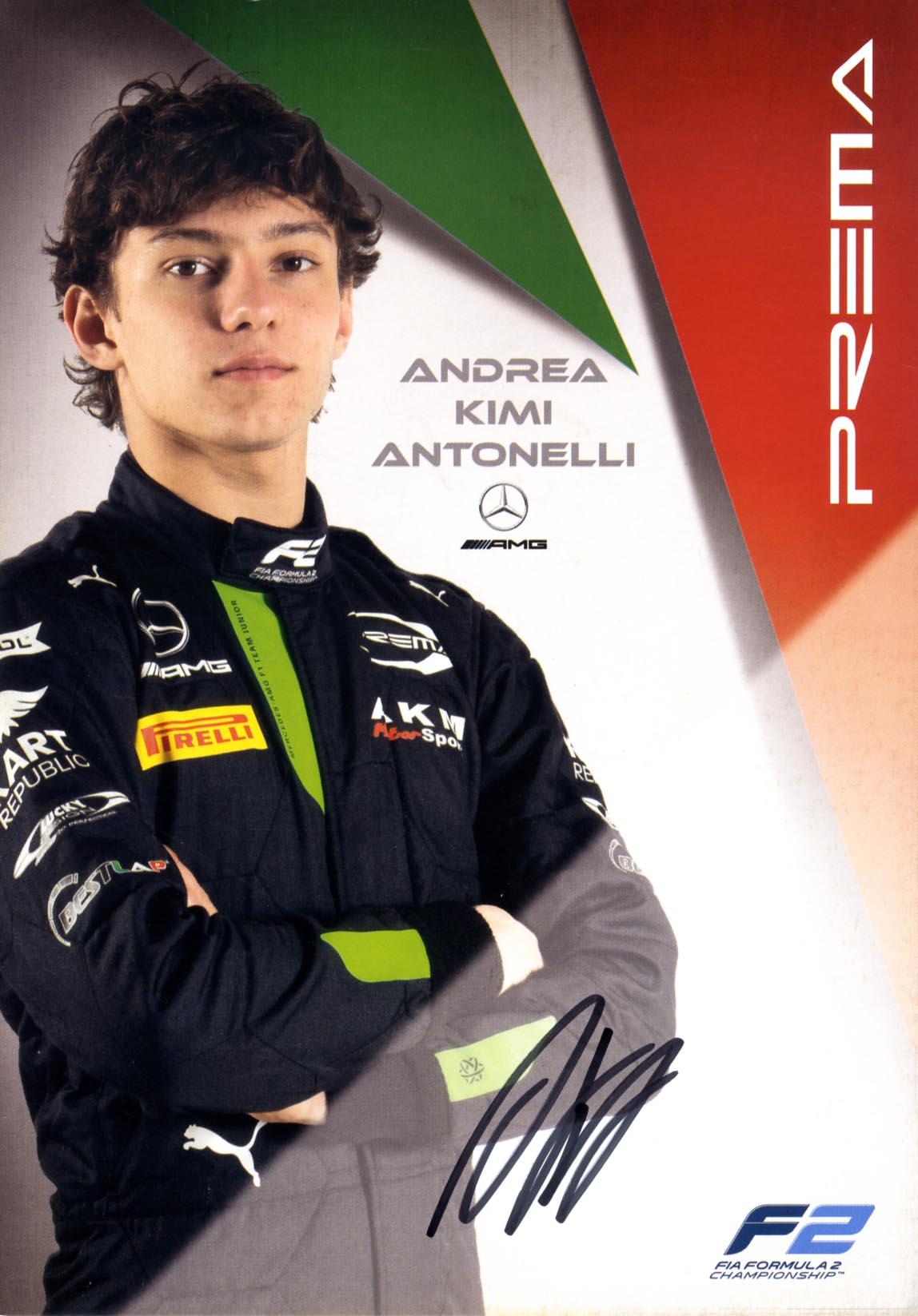 Andrea Antonelli Autograph Autogramm | ID 16018096980349