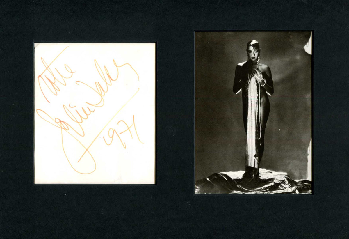 Josephine Freda Baker Autograph Autogramm | ID 16024403804541