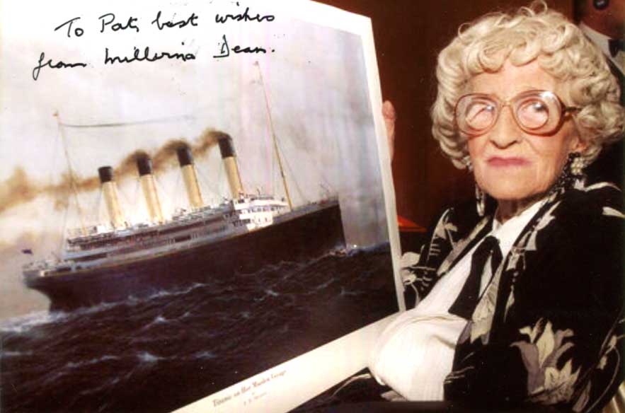Milvina Dean Autograph Autogramm | ID 16024539857277