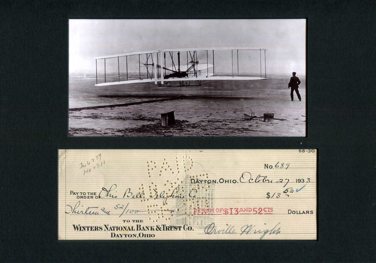 Orville Wright Autograph Autogramm | ID 16024649630077