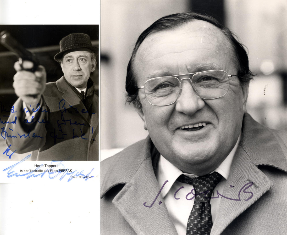 Horst Tappert & Siegfried Lowitz Autogramme