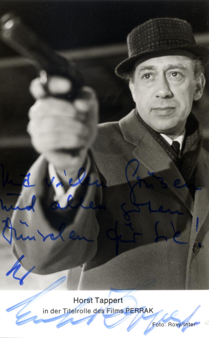 Horst Tappert & Siegfried Lowitz Autogramme