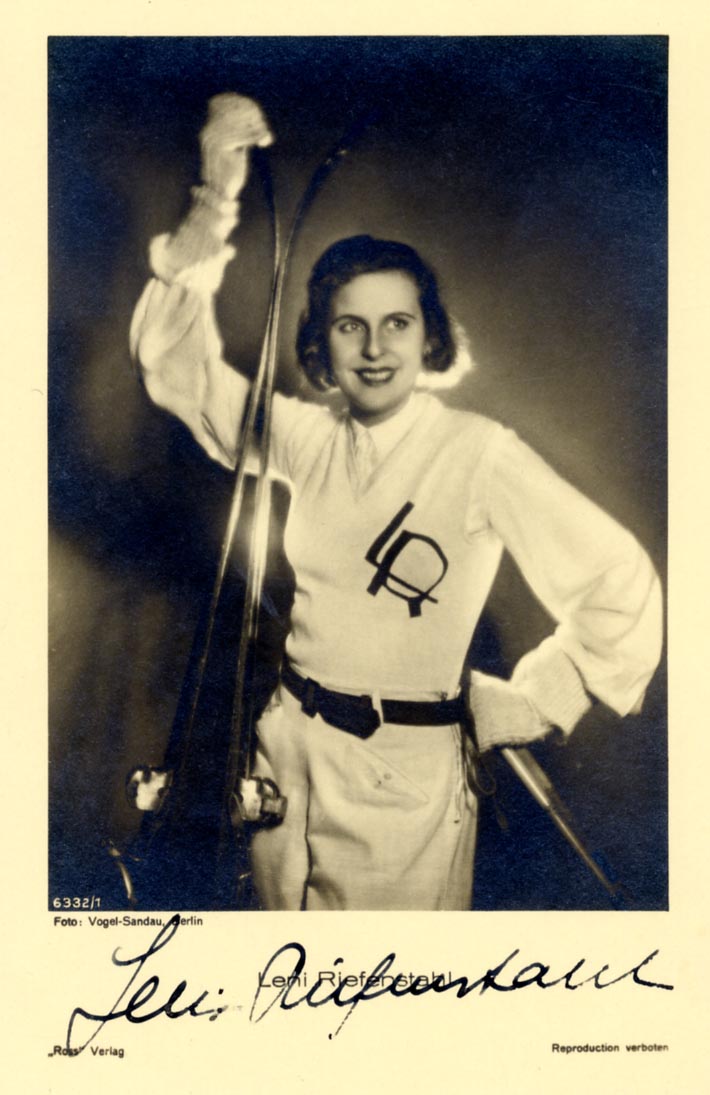 Leni Riefenstahl Autogramm