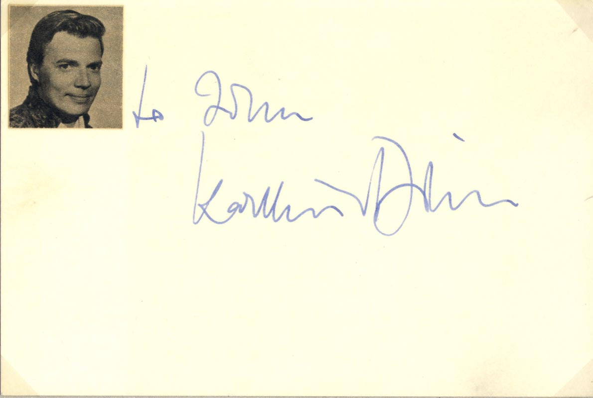 Romy Schneider & Karlheinz Böhm Autographs