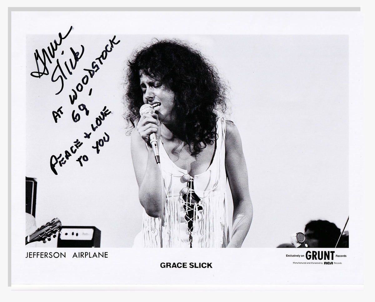 Grace Slick Autograph