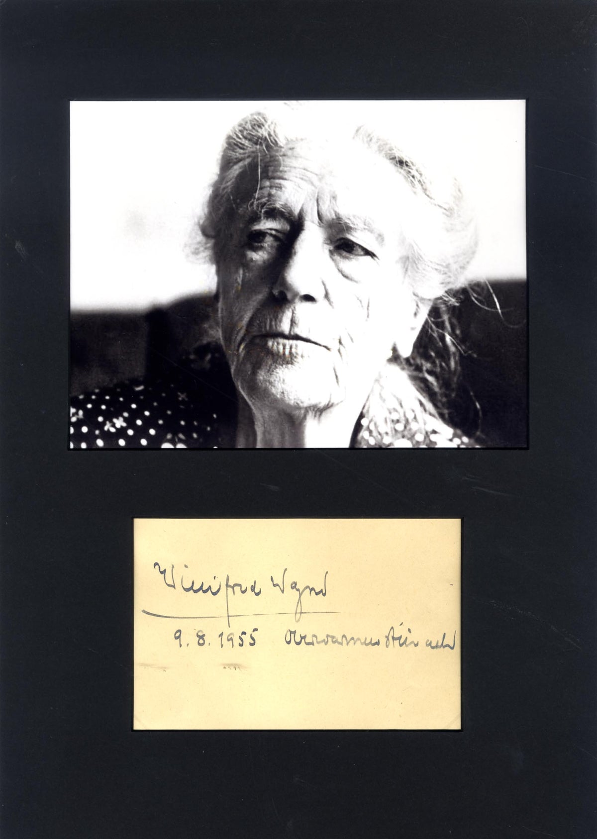 Winifred Wagner Autograph Autogramm | ID 16033876935037