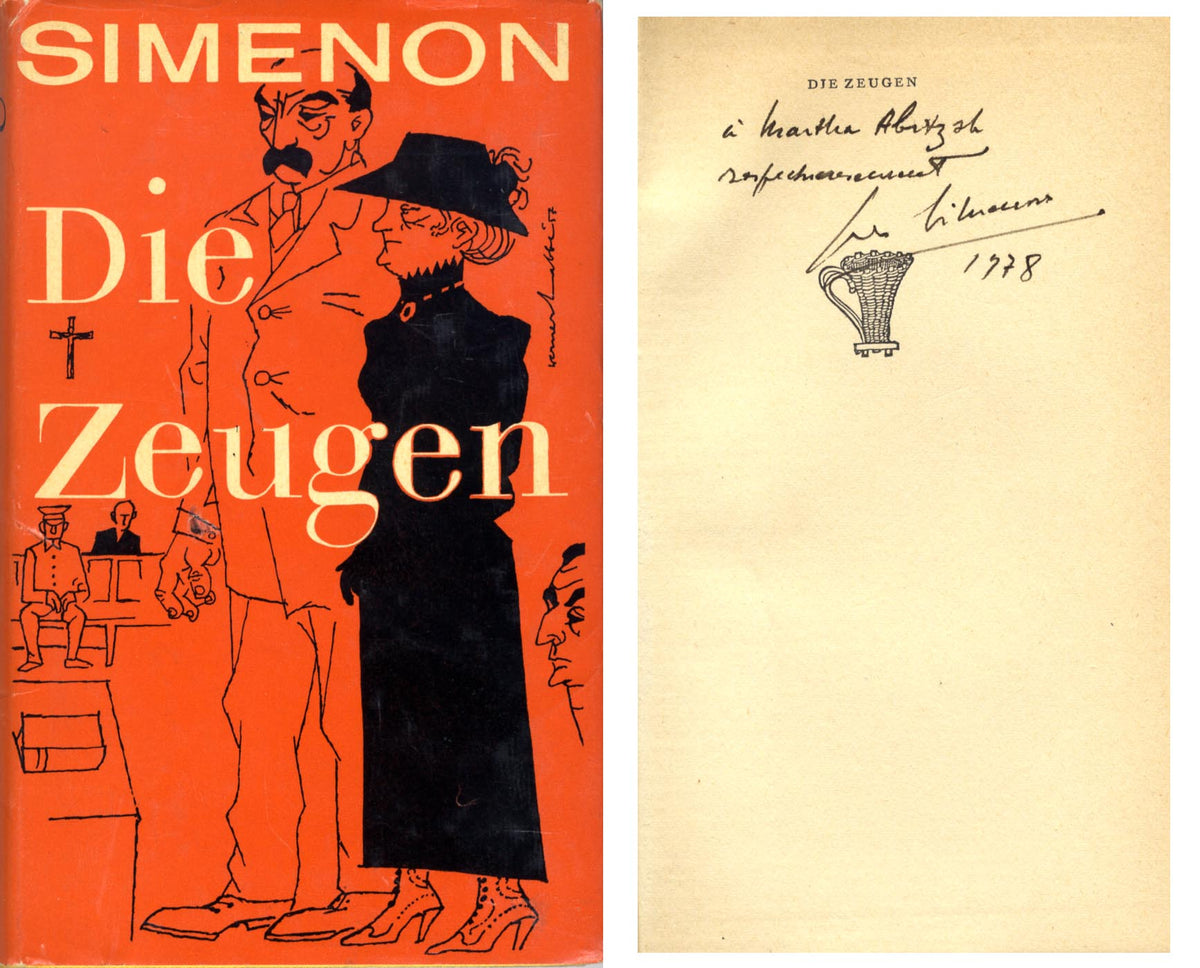 Georges Simenon Autograph