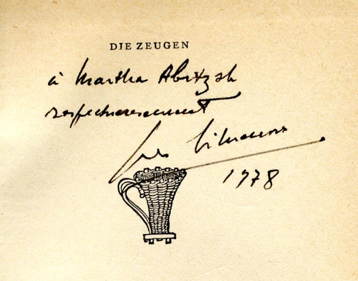 Georges Simenon Autograph