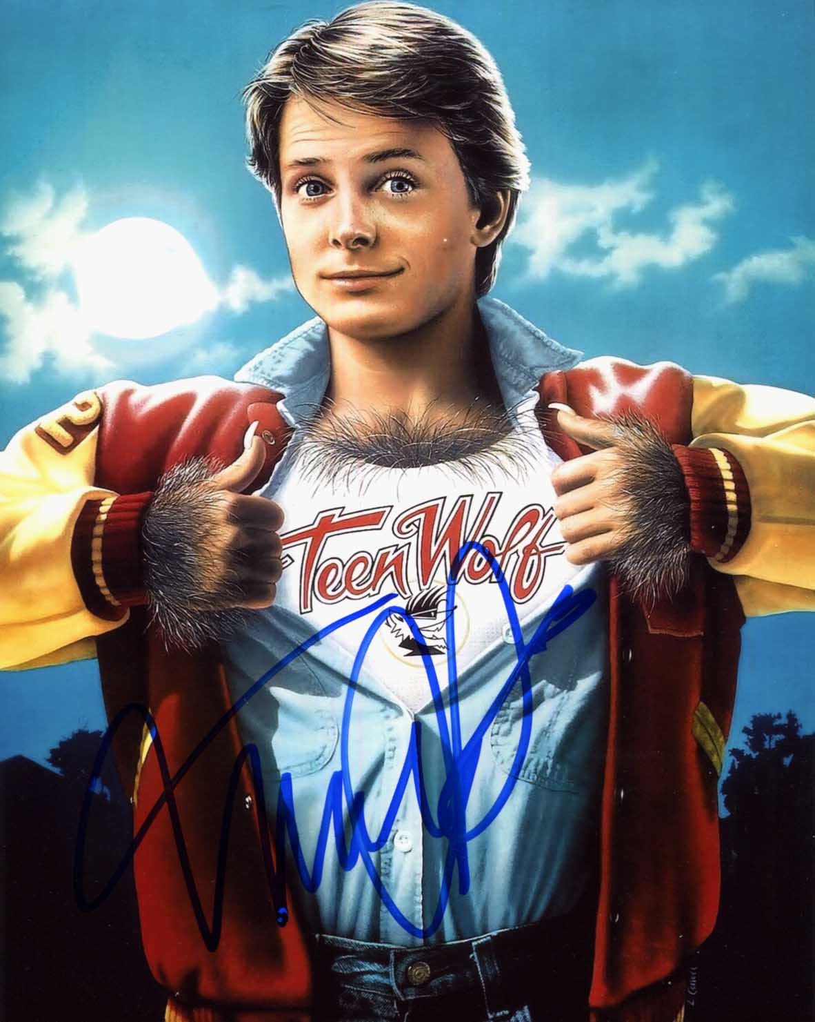 Michael J. Fox autograph, signed photograph