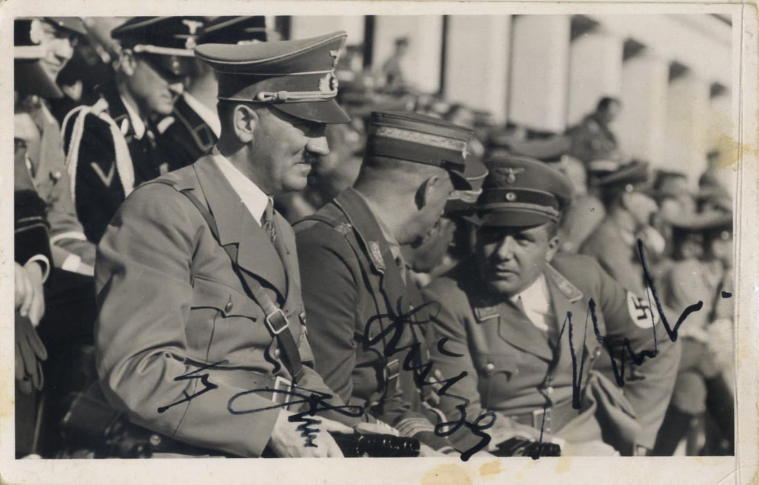 Magda &amp; Adolf Goebbels &amp; Hitler &amp; Autograph Autogramm | ID 16060341715325