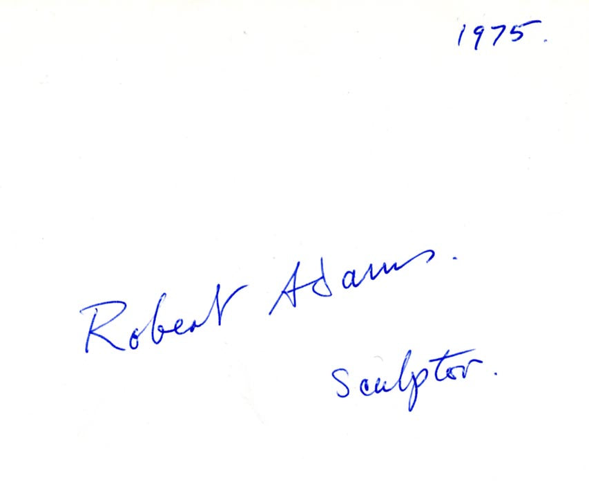 Robert Adams Autograph Autogramm | ID 16060621422973