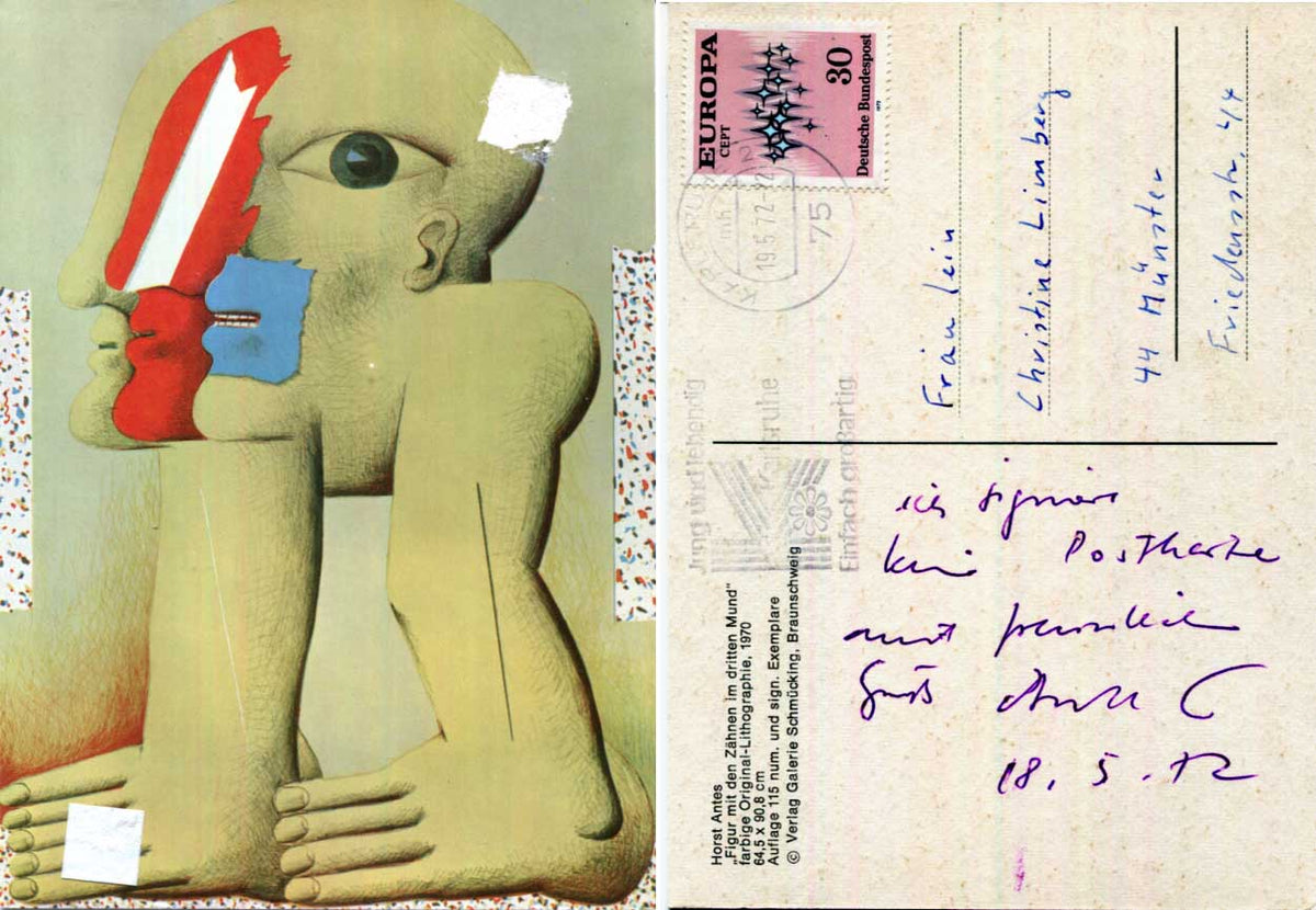 Horst Antes Autograph