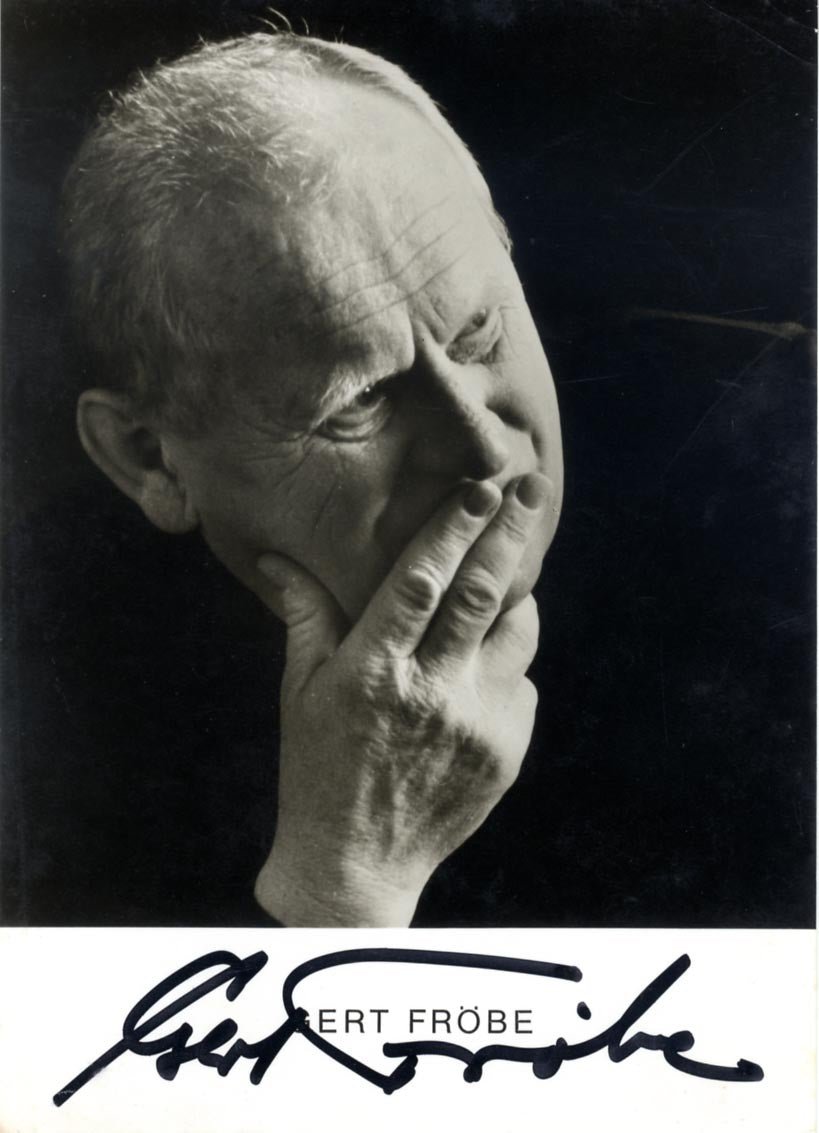 Gert Fröbe Autograph Autogramm | ID 16069989958013