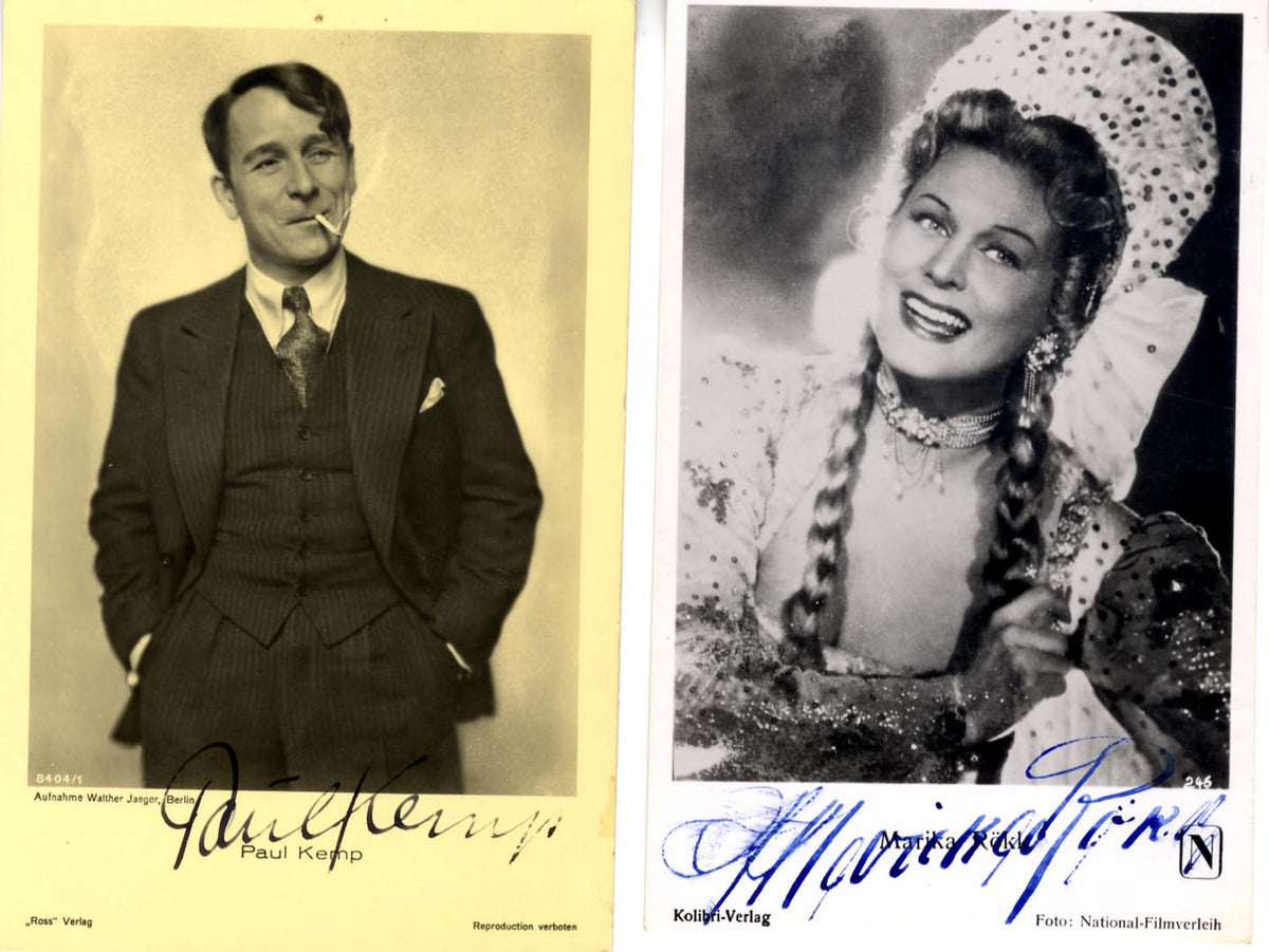 German Vintage Film Autographs