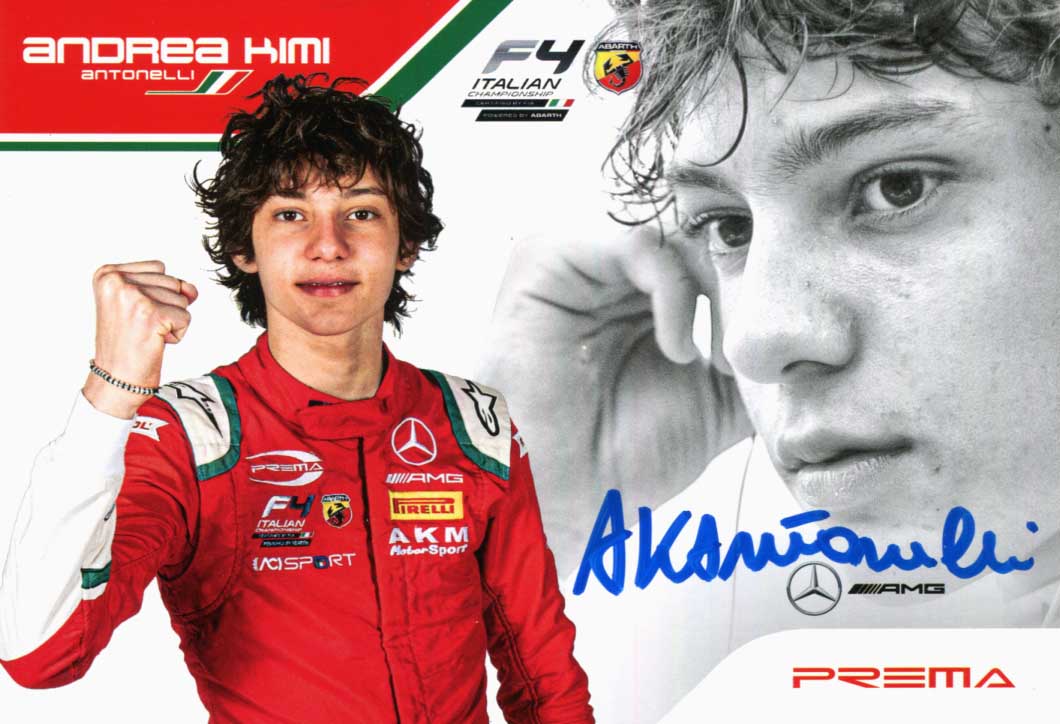 Andrea Antonelli Autograph Autogramm | ID 16070711083389