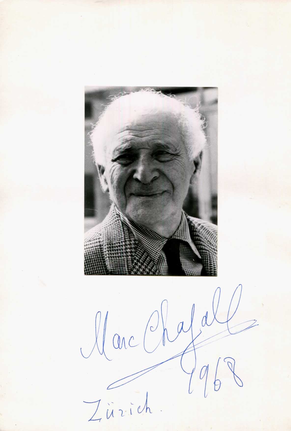 Marc Chagall Autograph Autogramm | ID 16072480522621