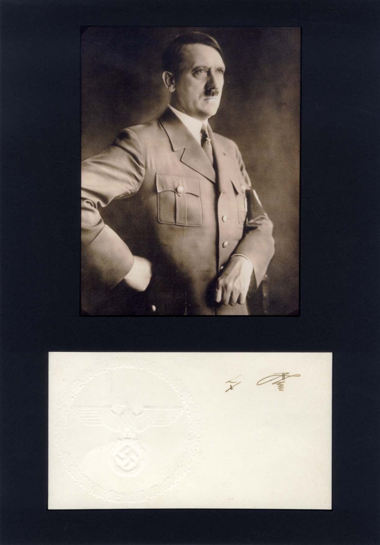 Adolf Hitler Autograph Autogramm | ID 8194993848469