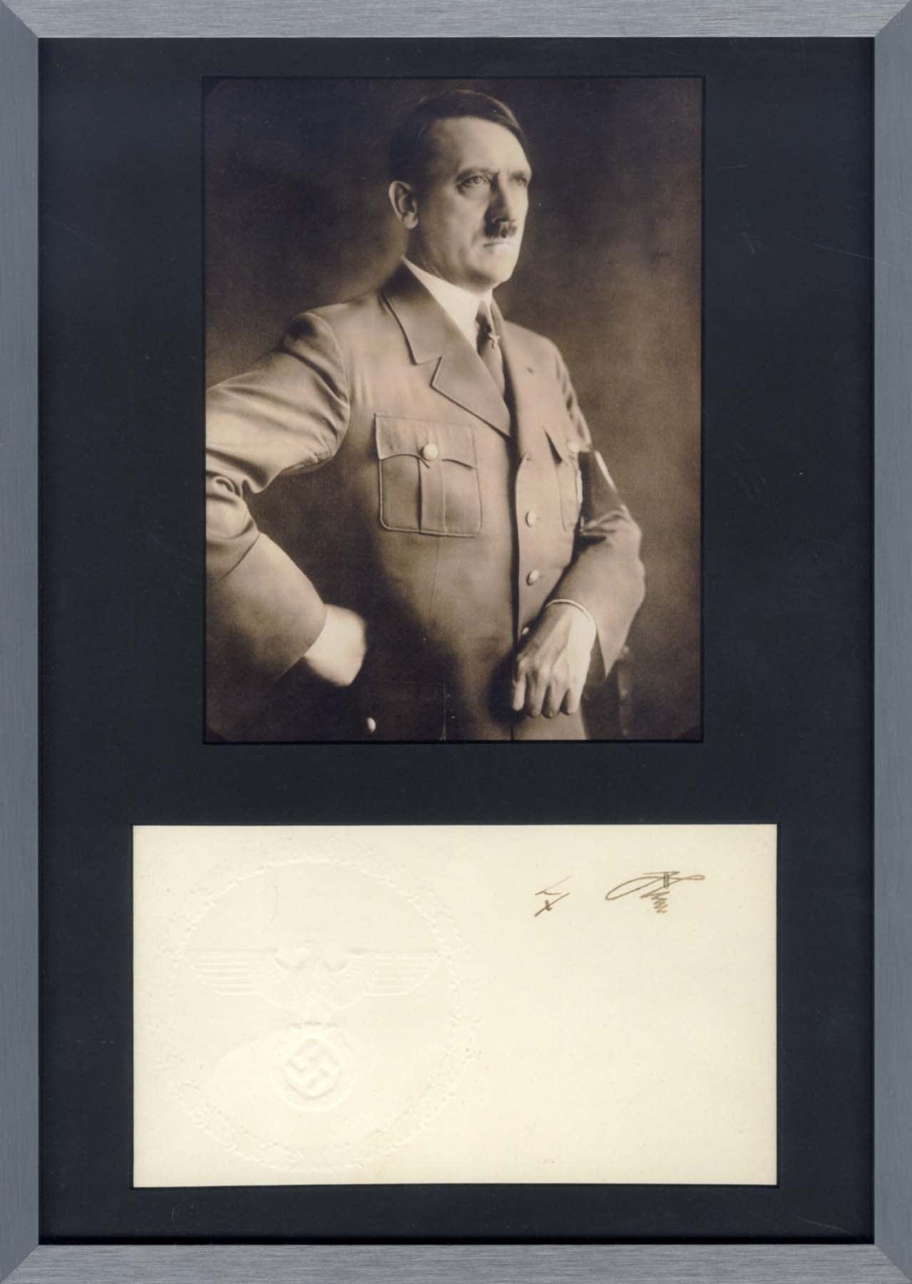 Adolf Hitler Autogramm
