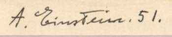 Albert Einstein Autograph Autogramm | ID 14667937022333