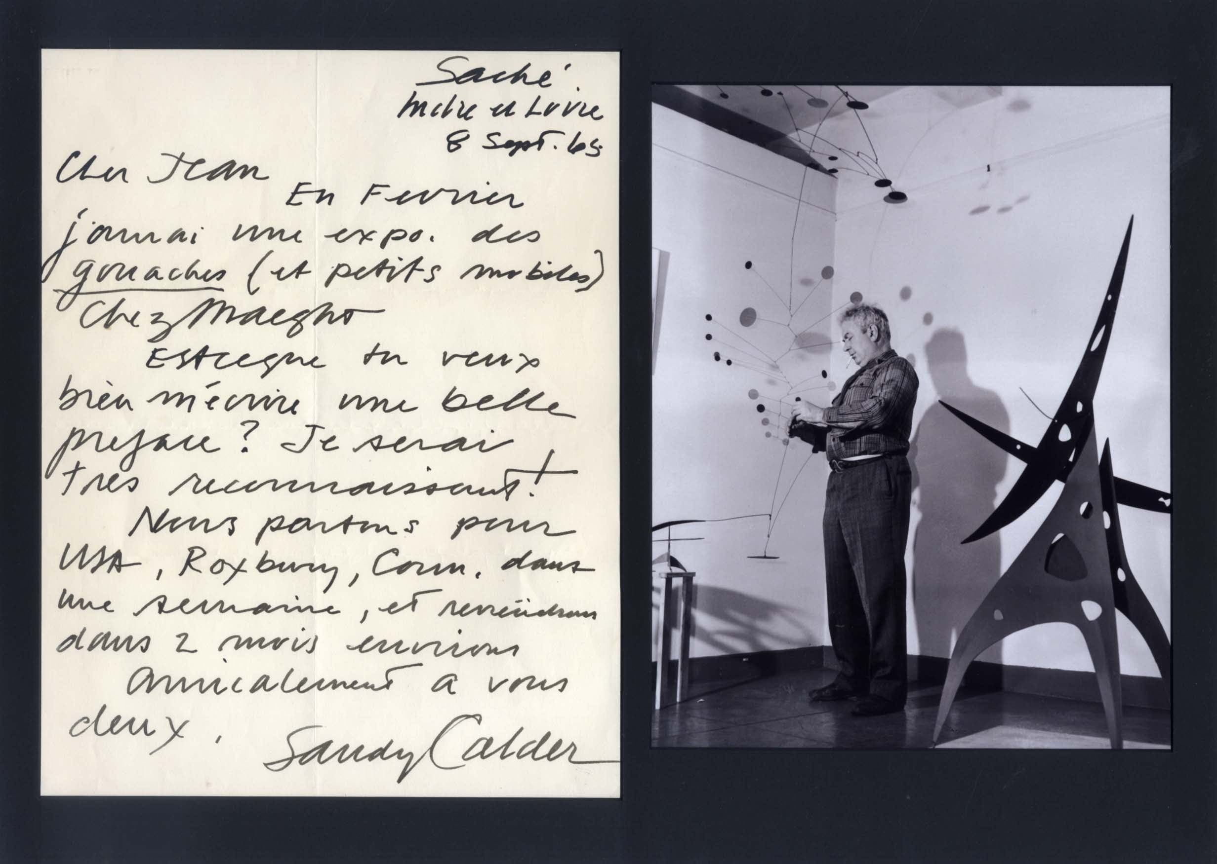 Alexander Calder Autograph Autogramm | ID 8335468265621