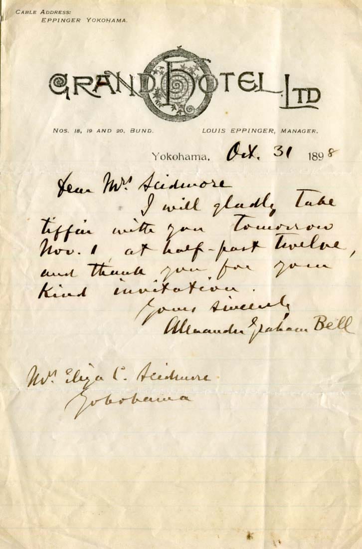 Alexander Graham Bell Autograph Autogramm | ID 7959884365973
