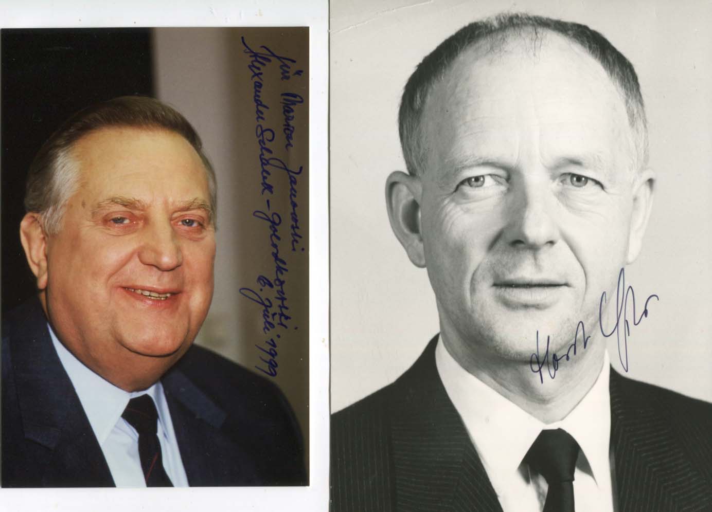 Alexander &amp; Horst Schalck-Golodkowski &amp; Gibtner Autograph Autogramm | ID 8082712821909