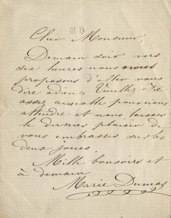 Alexandre Dumas Autograph Autogramm | ID 14601058550141