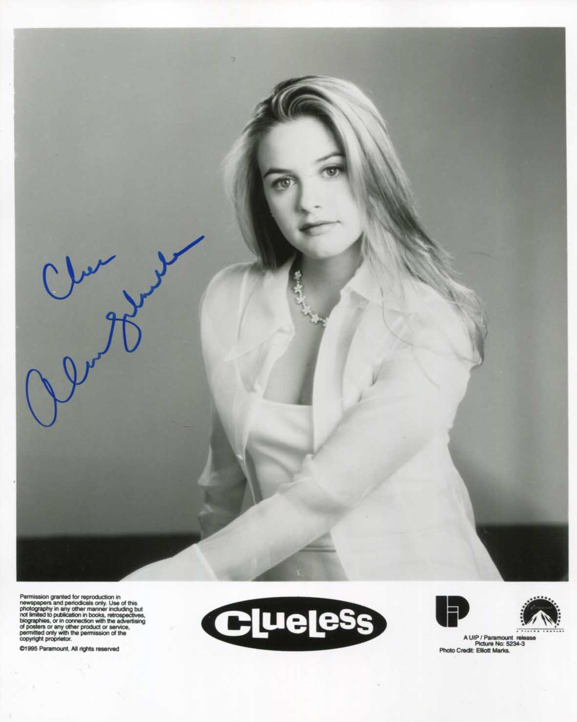 Alicia  Silverstone Autograph Autogramm | ID 14873883410813