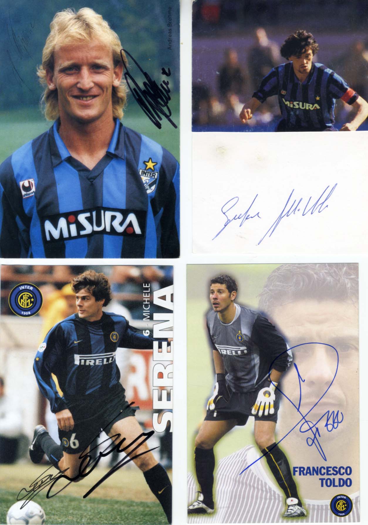 Andreas &amp; Alessandro &amp; others Brehme &amp; Altobelli &amp; others Autograph Autogramm | ID 14885879906685