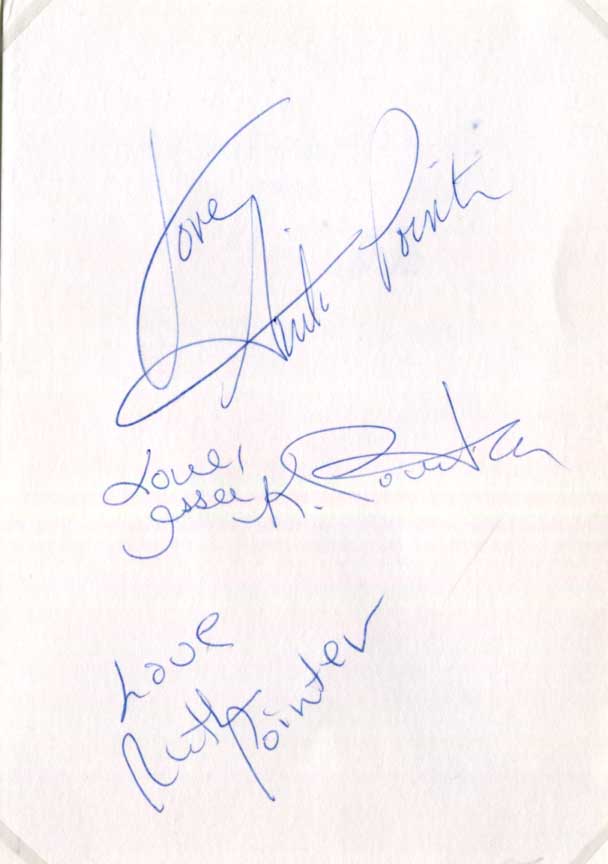 Anita, Issa &amp; Ruth The Pointer Sisters Autograph Autogramm | ID 8559202140309