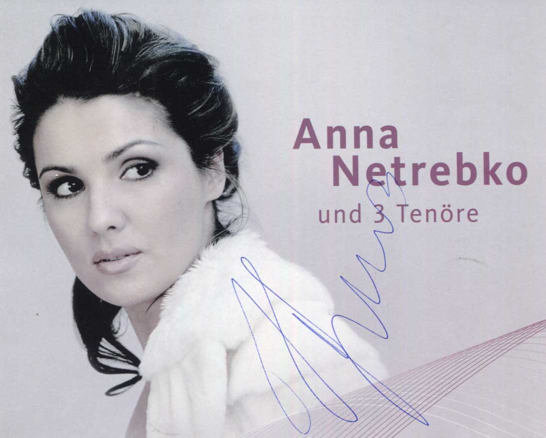 Anna Netrebko Autograph Autogramm | ID 8591811674261