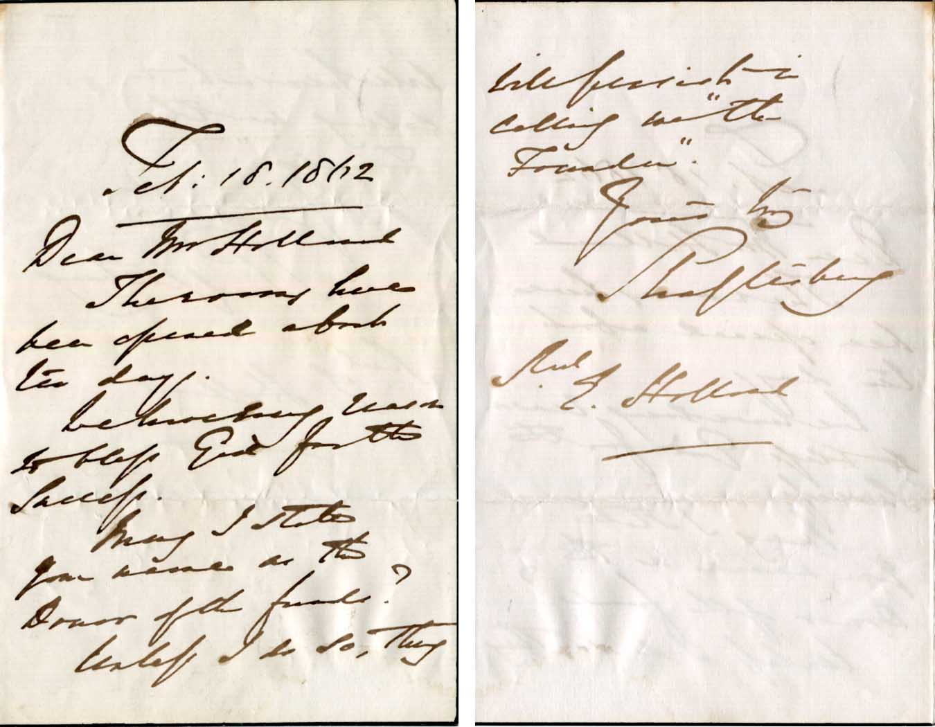 Anthony Ashley-Cooper, 7th Earl of Shaftesbury Autograph