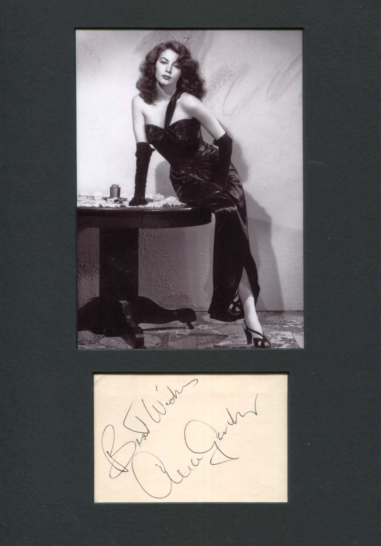 Ava Gardner Autograph Autogramm | ID 14841725321597