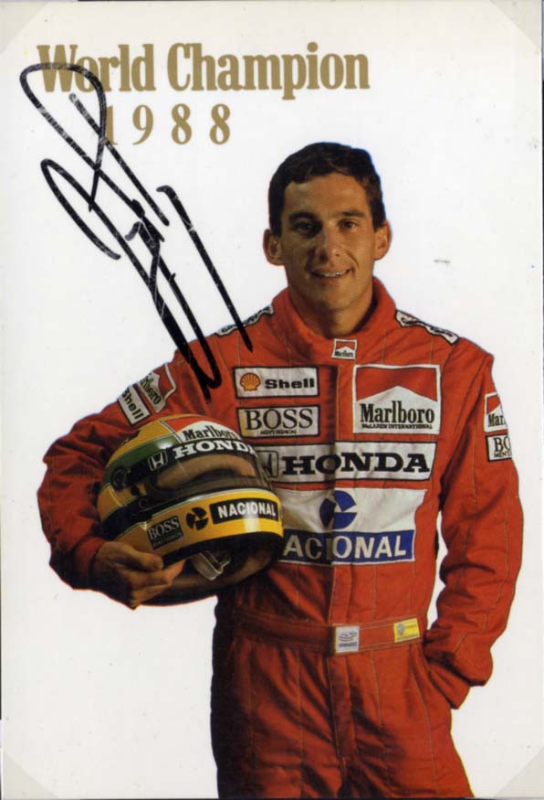 Ayrton Senna Autograph Autogramm | ID 8510301339797