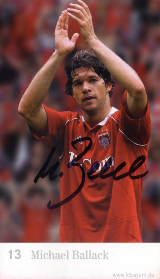 Michael Ballack Autograph Autogramm | ID 14835594428797