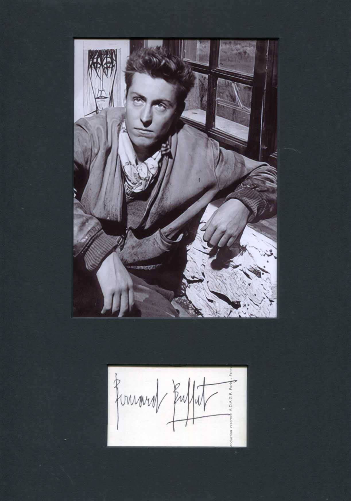 Bernard  Buffet Autograph Autogramm | ID 14602990682493