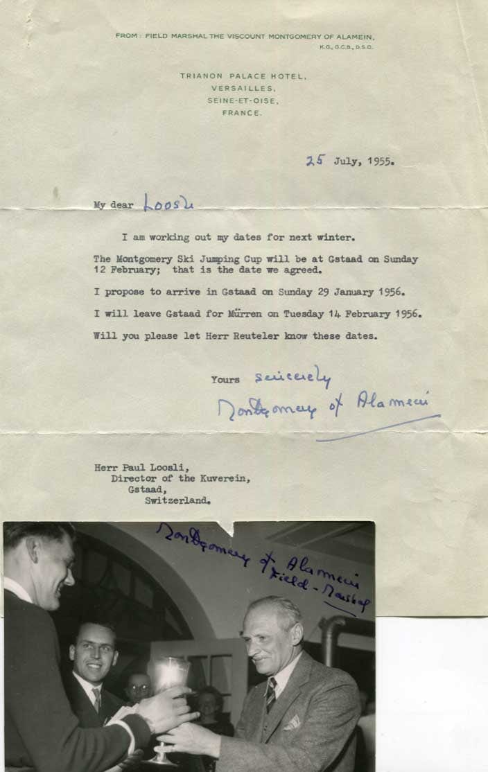 Bernard Law Montgomery of Alamein Autograph Autogramm | ID 8402107105429