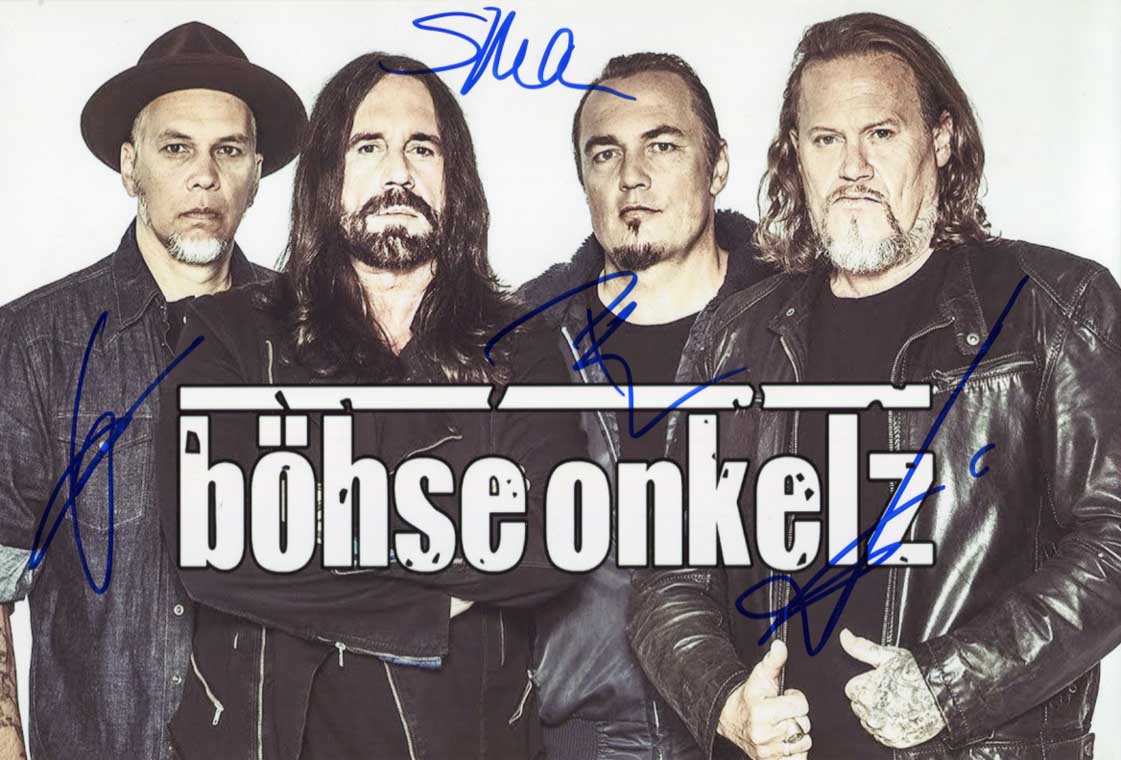  Böhse Onkelz Autograph Autogramm | ID 8460487983253