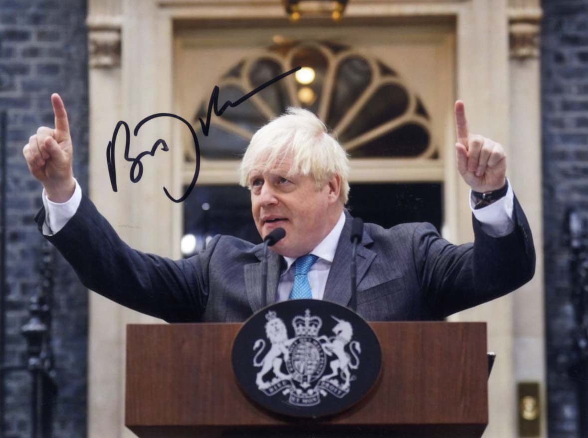 Boris  Johnson Autograph Autogramm | ID 14872266703229