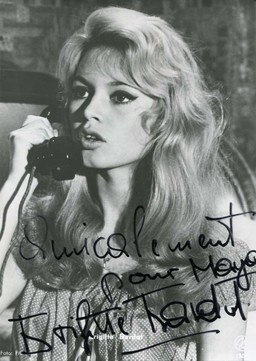 Brigitte Bardot Autograph Autogramm | ID 7901286105237