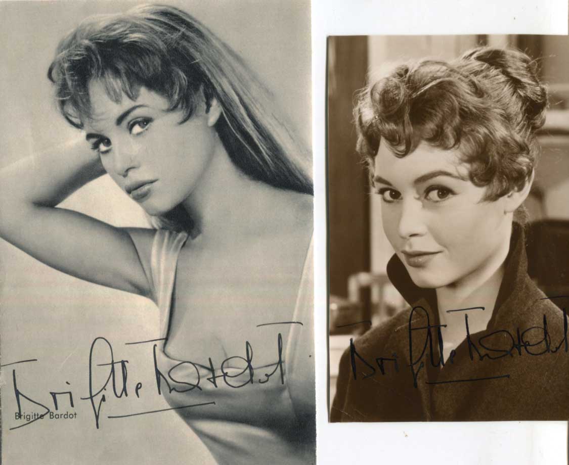 Brigitte Bardot Autograph Signed Vintage Photographs brigitte-bardot-autograph-signed-vintage-photographs