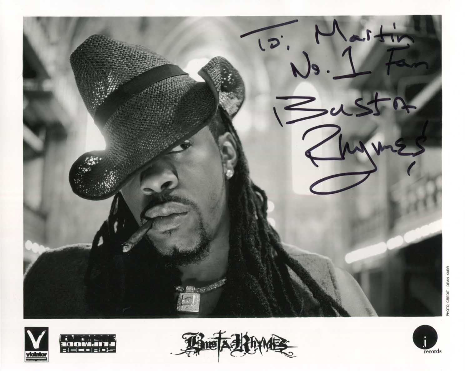  Busta Rhymes Autograph Autogramm | ID 14680504598909