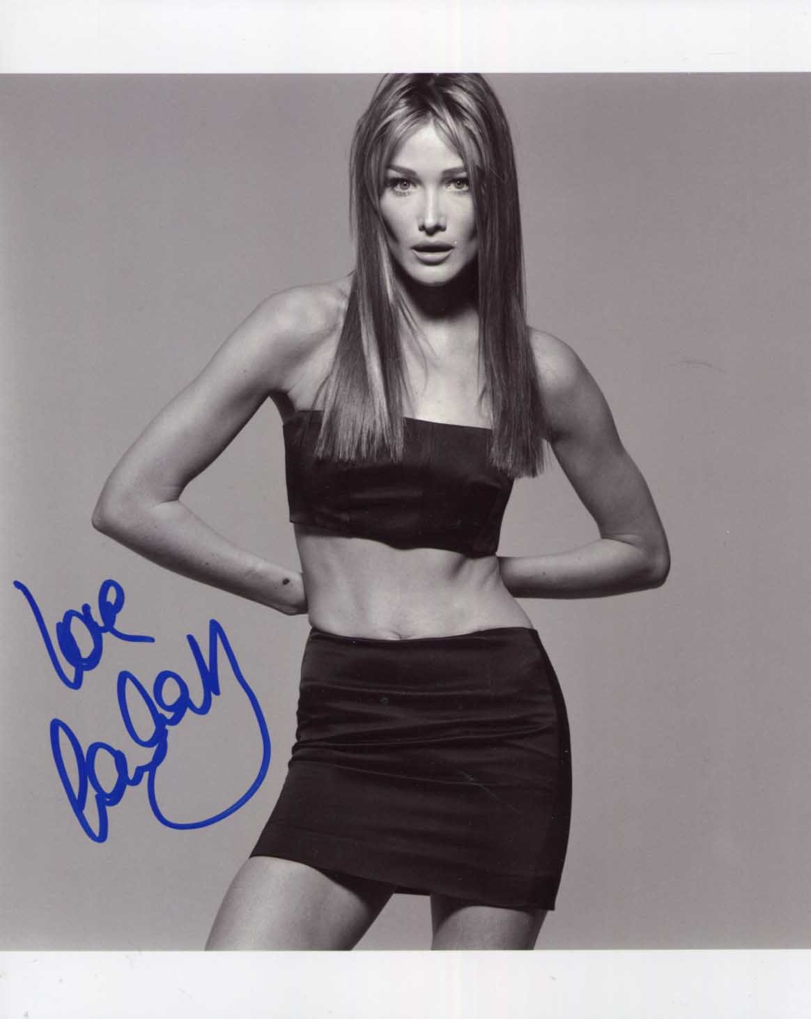 Carla Bruni-Sarkozy Autograph Autogramm | ID 14833842913661