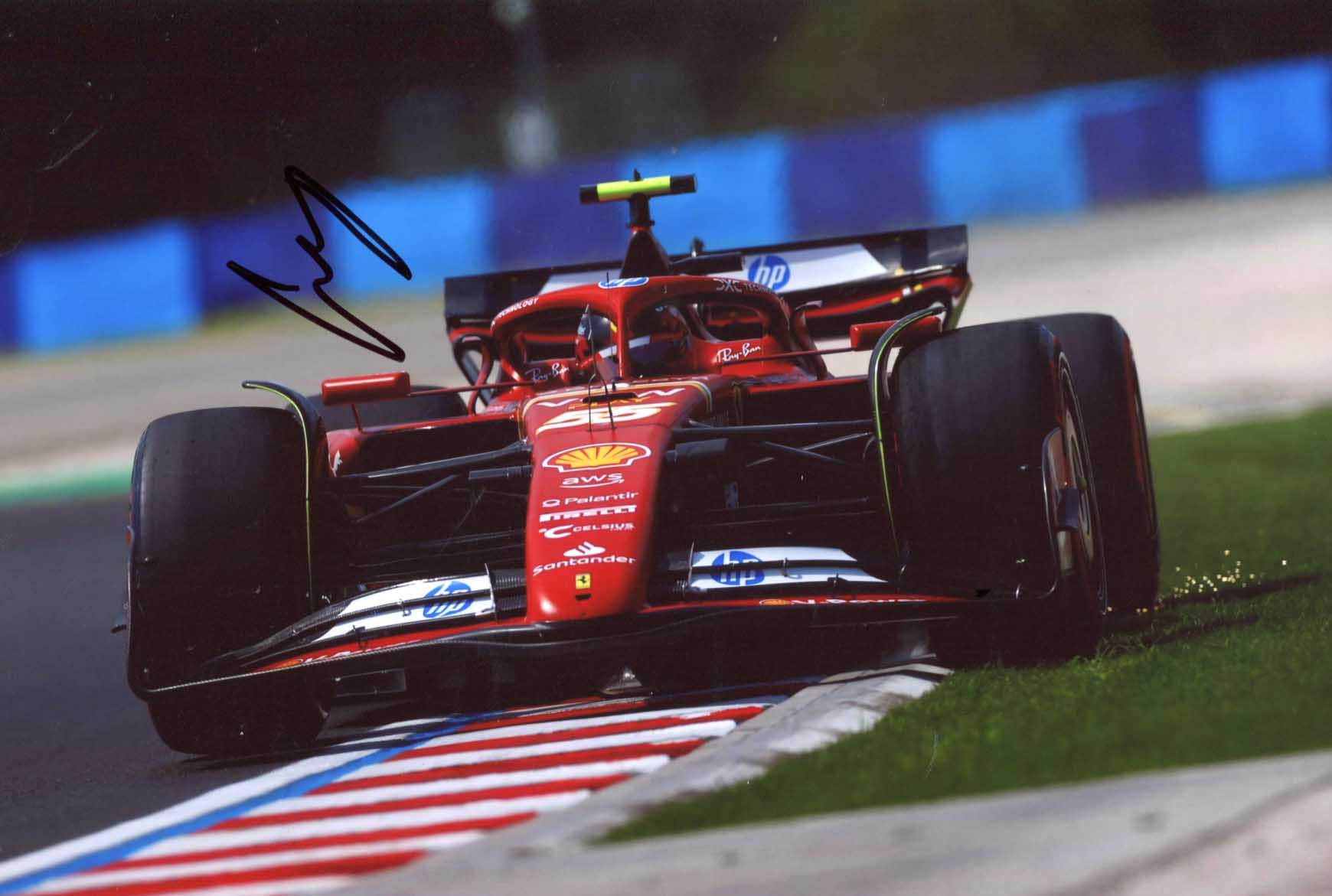 Carlos  Sainz Jr. Autograph Autogramm | ID 14587857895805