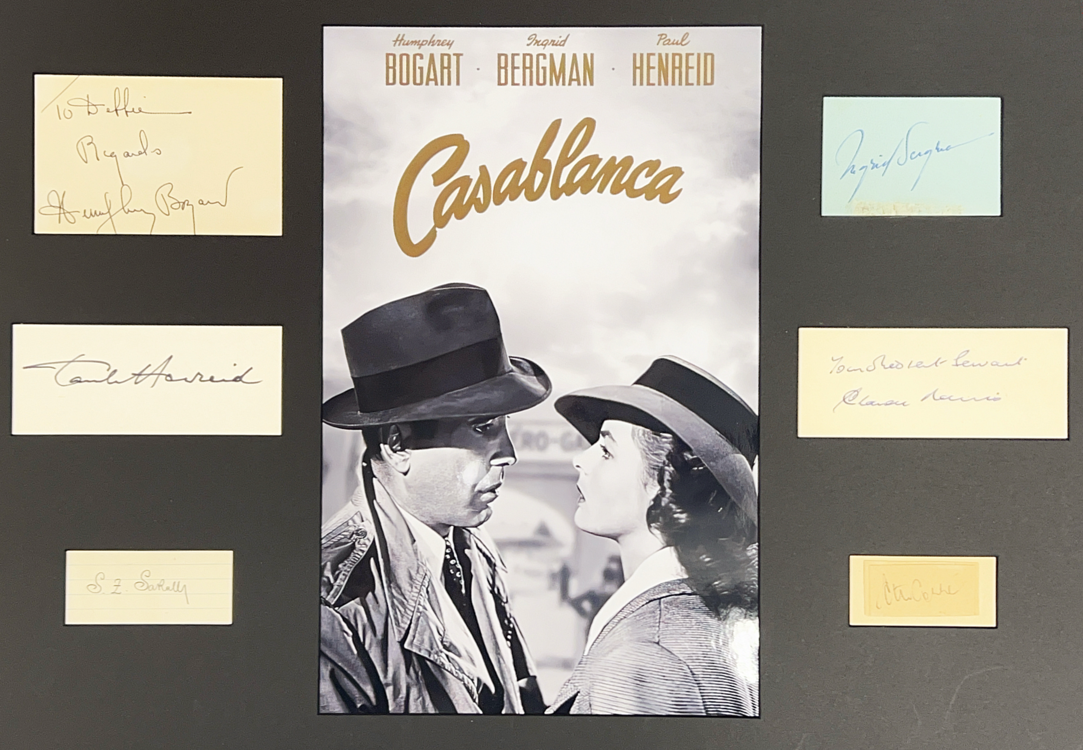 Casablanca (Film) Autogramme