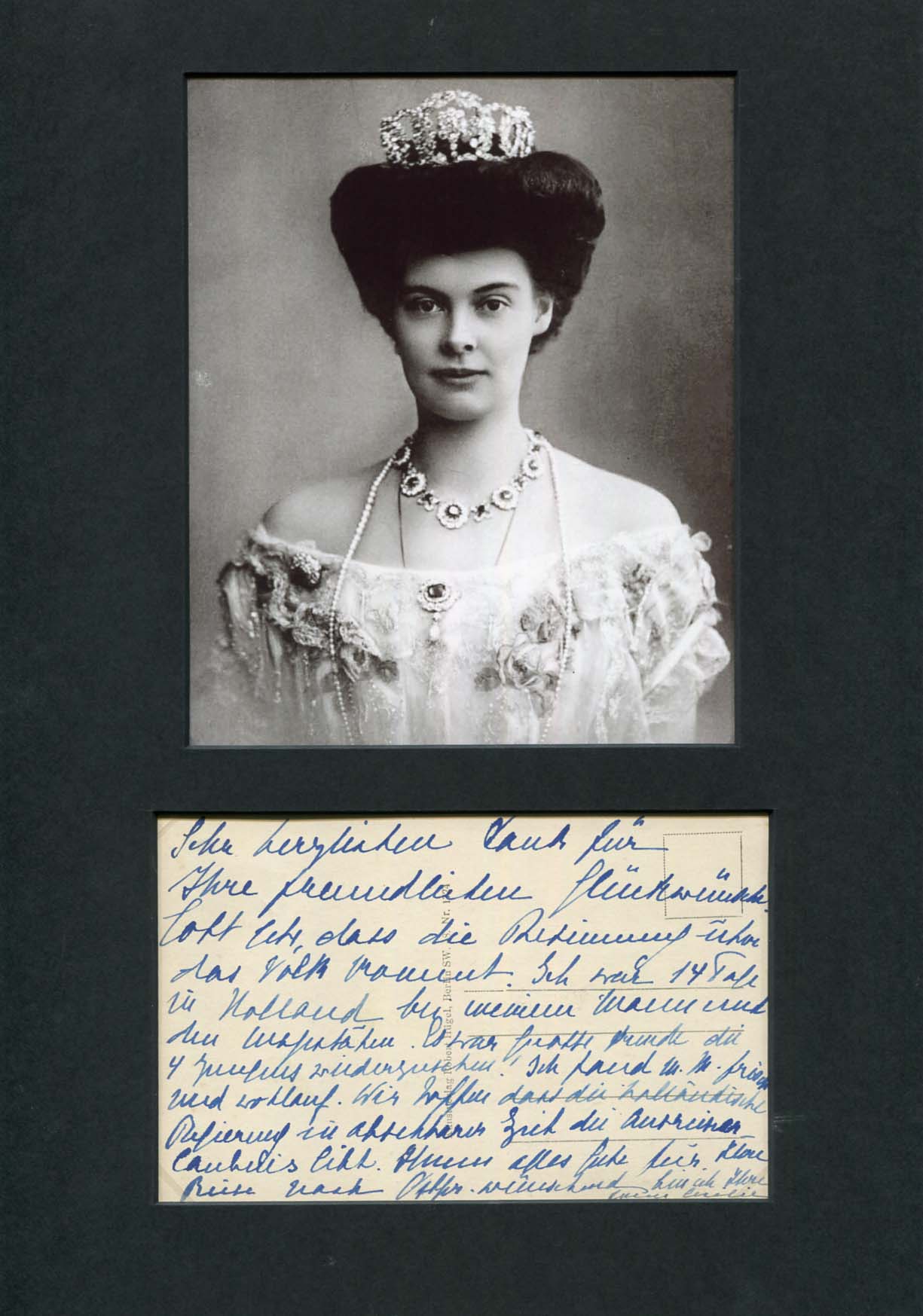  Cecilie of Mecklenburg-Schwerin Autograph Autogramm | ID 7907884269717