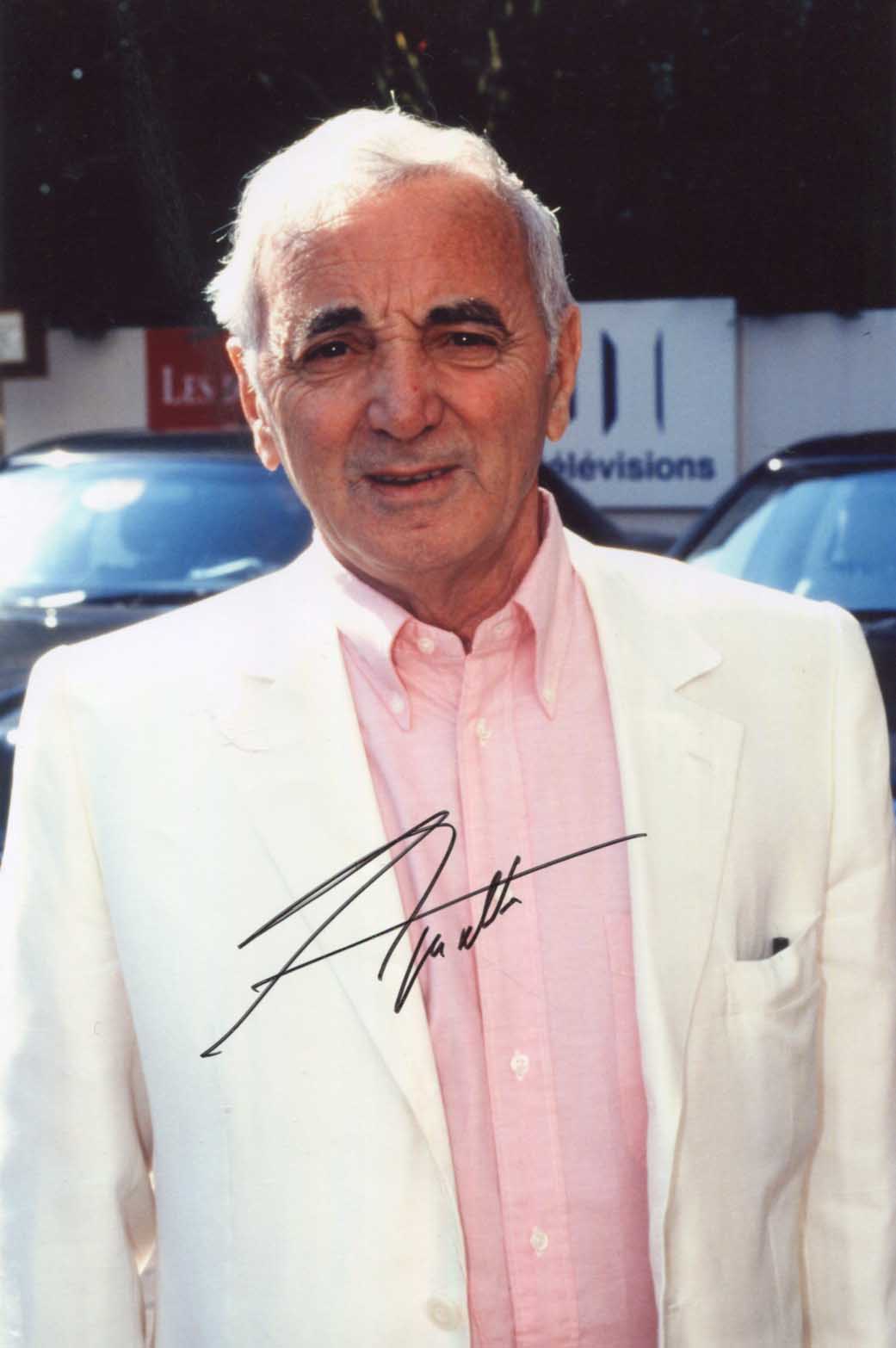 Charles Aznavour Autograph Autogramm | ID 8583949582485